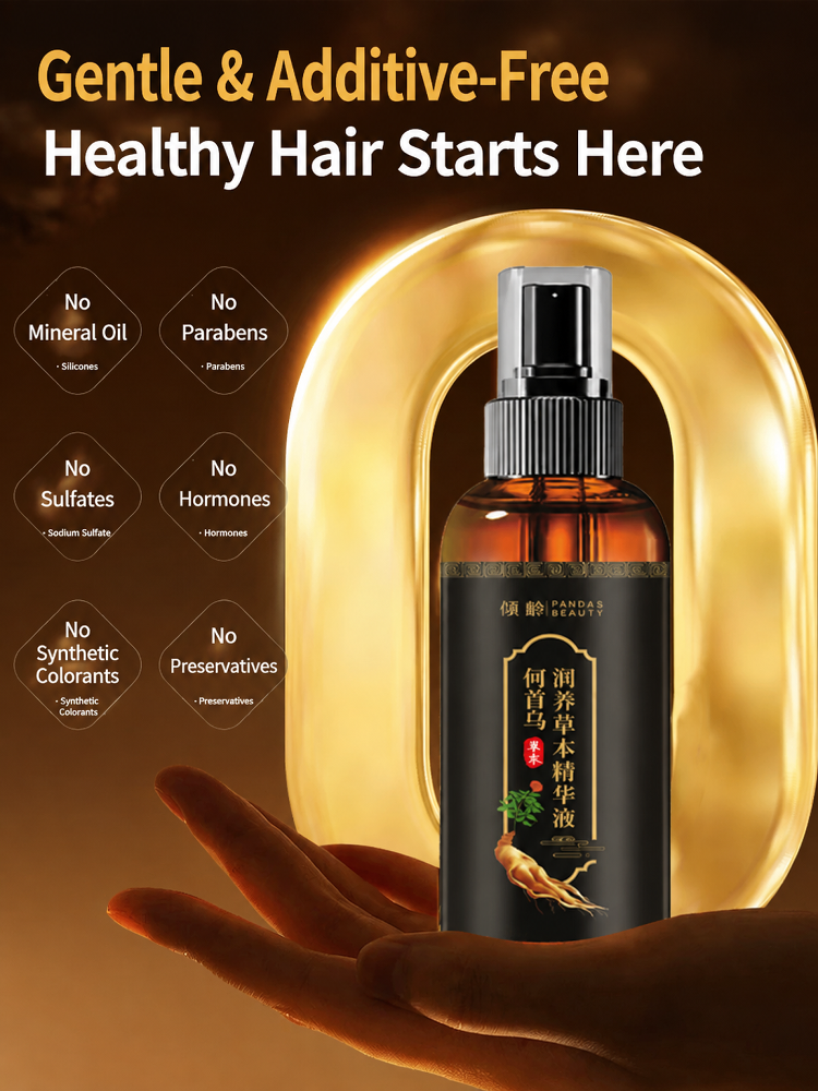 [Naturally Black Hair in 7 Days] Herbal Hair Darkening Essence