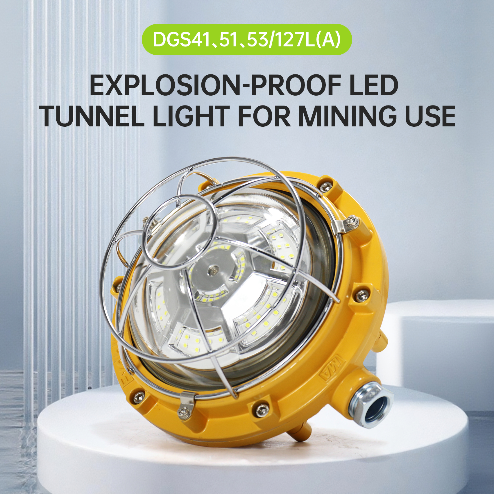 DGS41、51、53/127L(A) Explosion-proof LED tunnel light for mining use