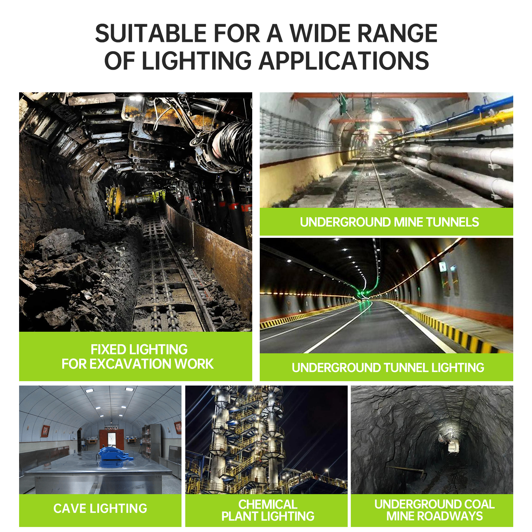 DGC45、50、60/127L(B) Explosion-proof LED support lamp for mining applications