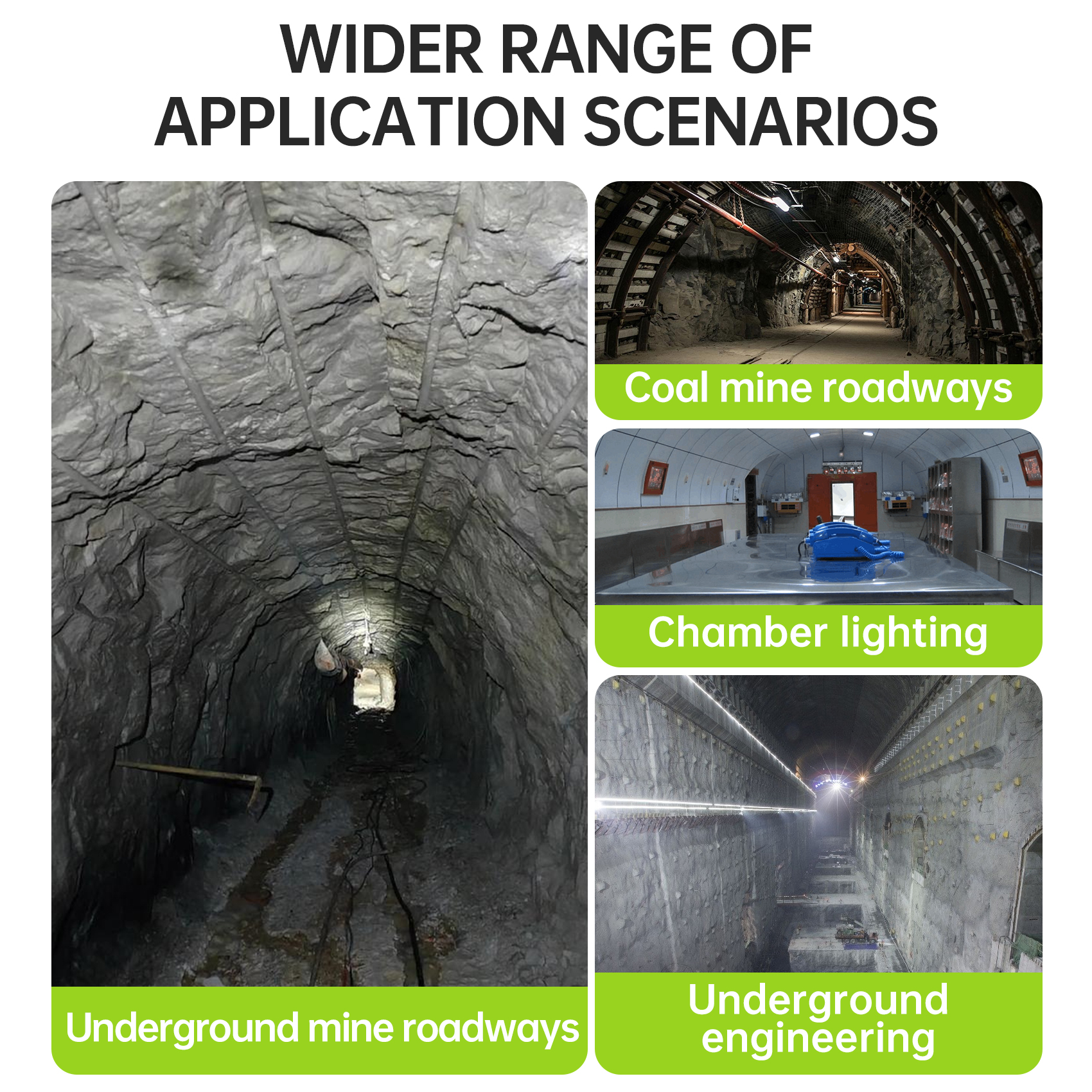 DGS41、51、53/127L(A) Explosion-proof LED tunnel light for mining use