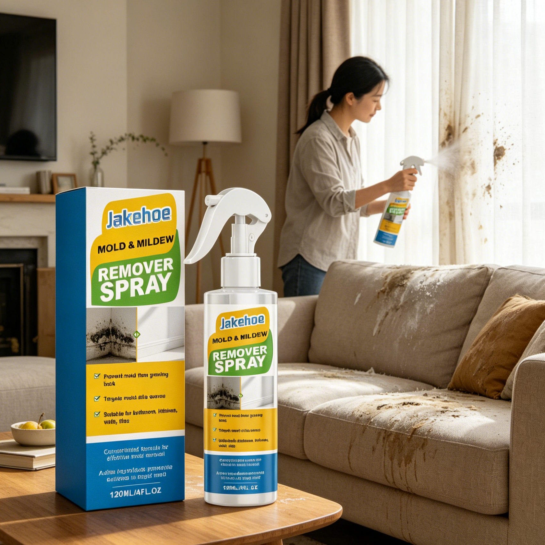 All-Purpose Cleaner Spray for Car & Home | No-Rinse Multi-Surface Stain Remover