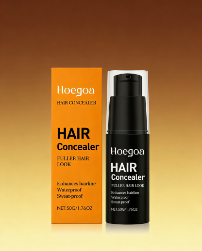 HOEGOA Instant Hair Concealer - 10-Second Balding Cover-Up, Waterproof & Lasts Up to 6 Days