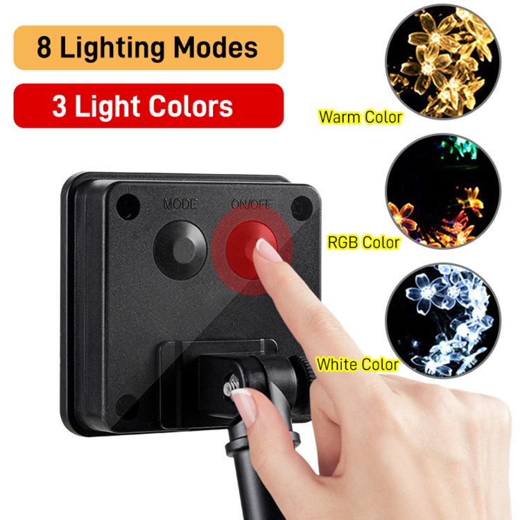 Solar LED Waterproof String Sakura Light