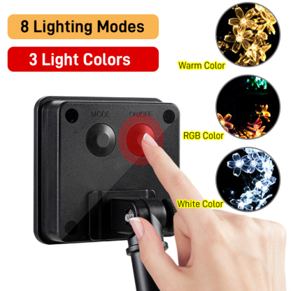 Solar LED Waterproof String Sakura Light