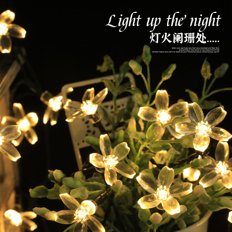 Solar LED Waterproof String Sakura Light