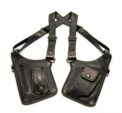 Premium Leather Underarm Shoulder Bag: Adjustable Anti-Theft Holster Design for Men & Women