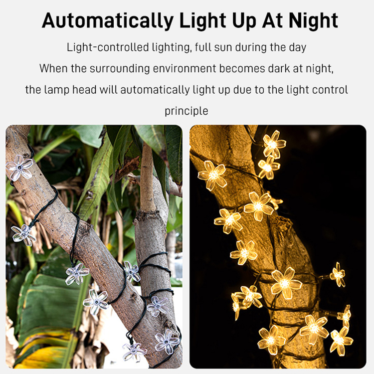 Solar LED Waterproof String Sakura Light