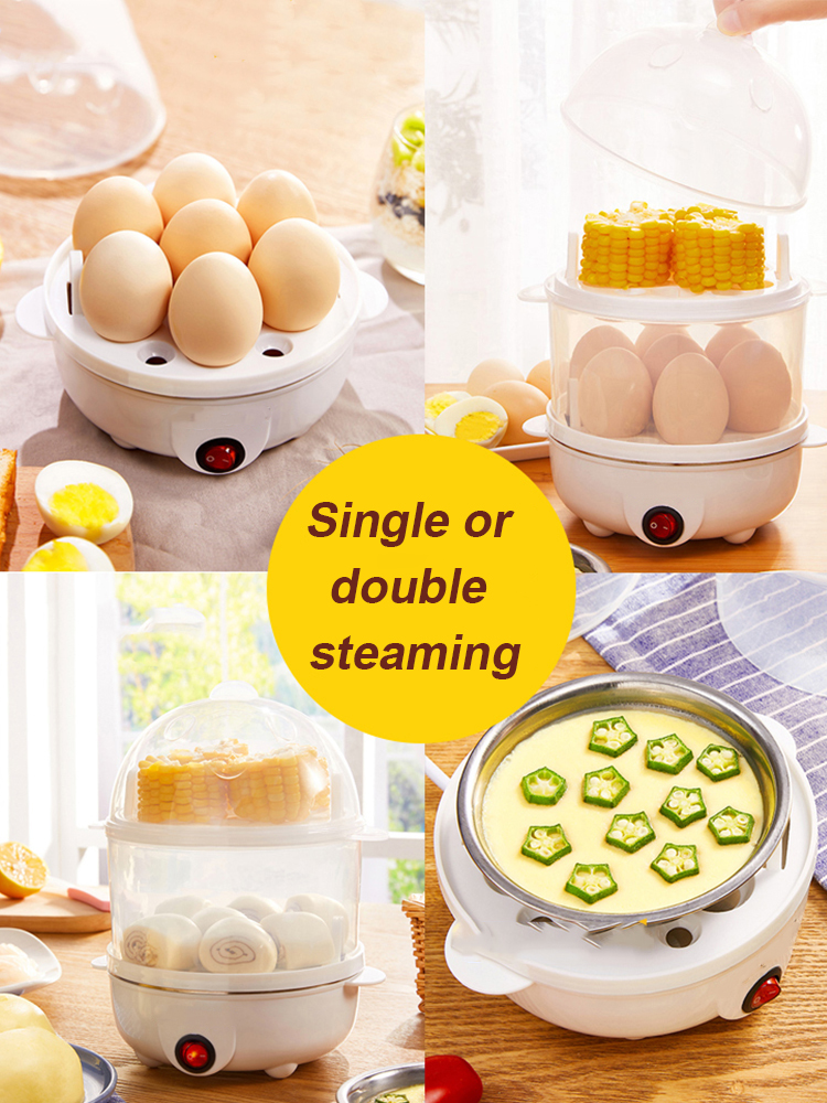 Multi-functional Double Layer Egg Steamer