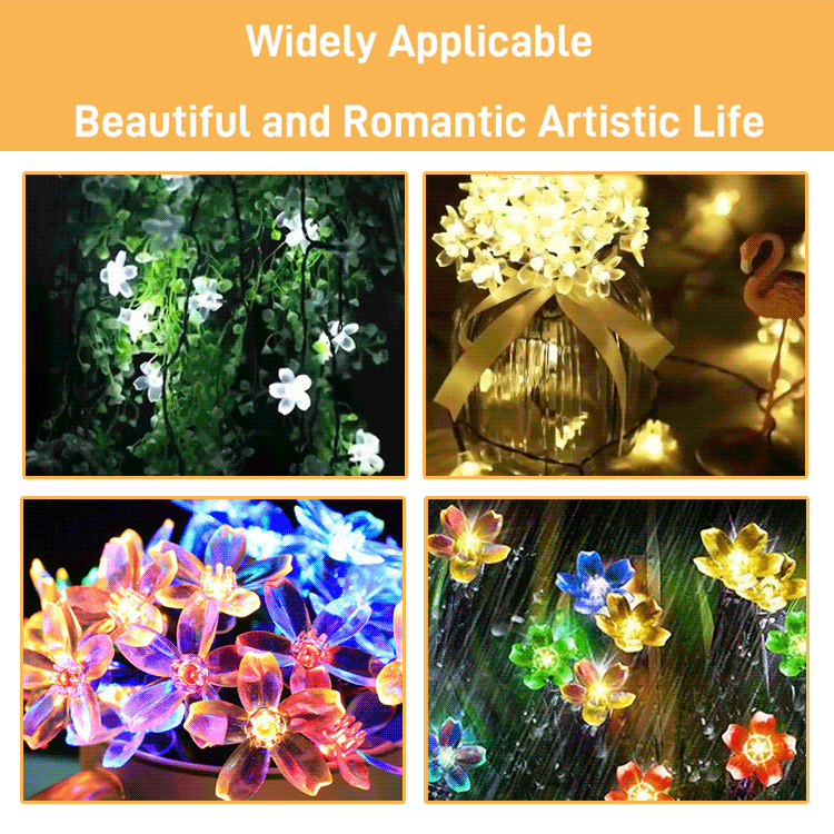 Solar LED Waterproof String Sakura Light