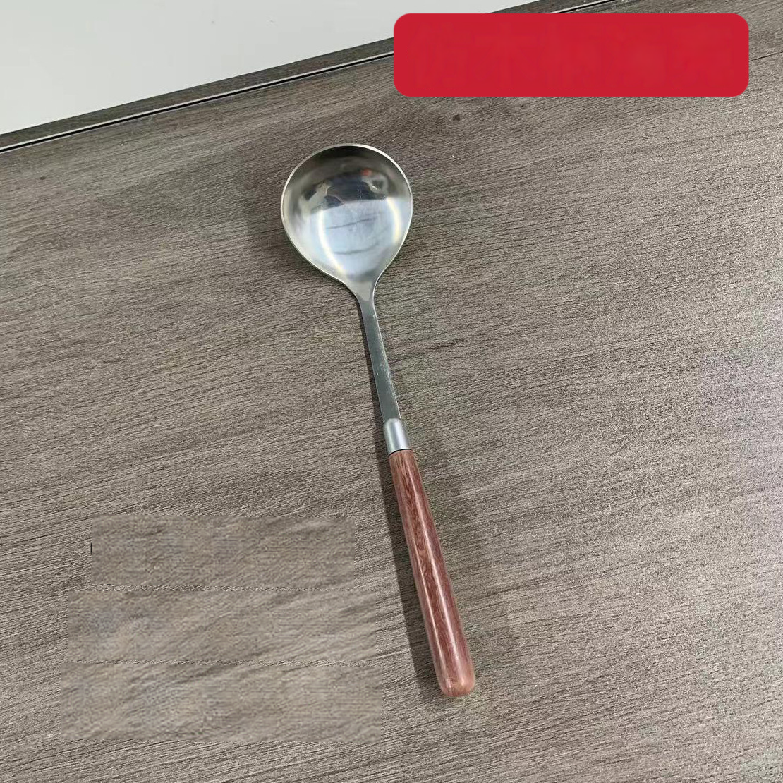 Multi-functional stainless steel ladle and spatula