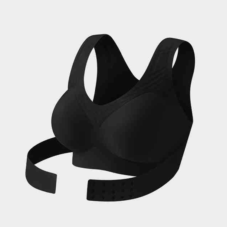 2-in-1 Posture-Correcting Bra | Seamless Lift & Back Support | W-Shaped Jelly Support | Adjustable Anti-Sagging Buckle