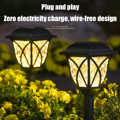 Solar powered pathway light