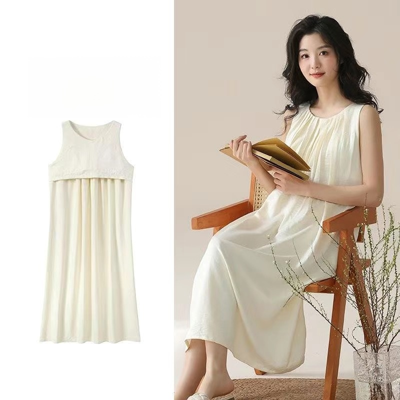 dress with built-in pads