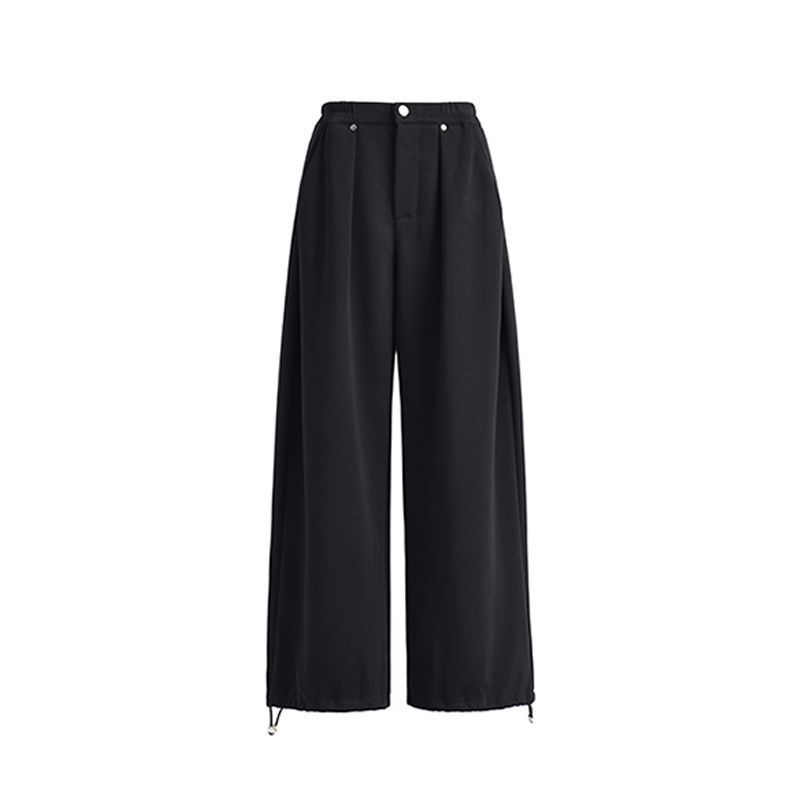High-quality wide-leg casual pants
