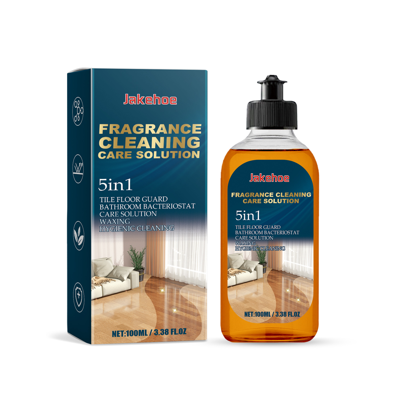 Ultra-High Gloss Concentrated Floor Cleaner – Streak-Free Shine & Polish Solution for Tile, Wood, and Laminate