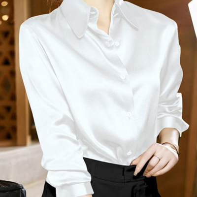Exquisite high-end silk shirt