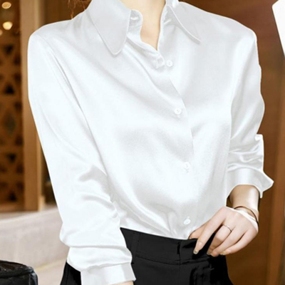 Exquisite high-end silk shirt