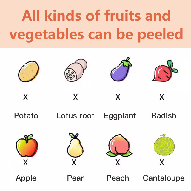 Stainless steel multifunctional retractable peeler