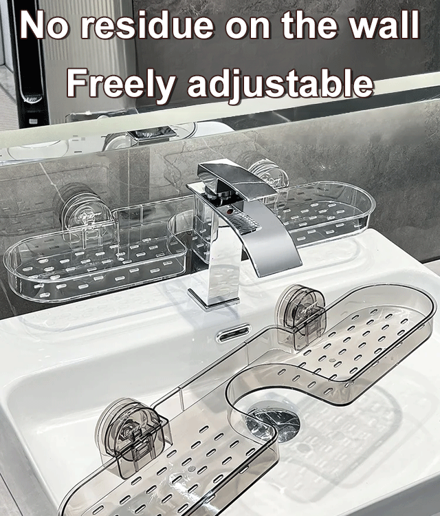 Suction Cup Bathroom Storage Rack