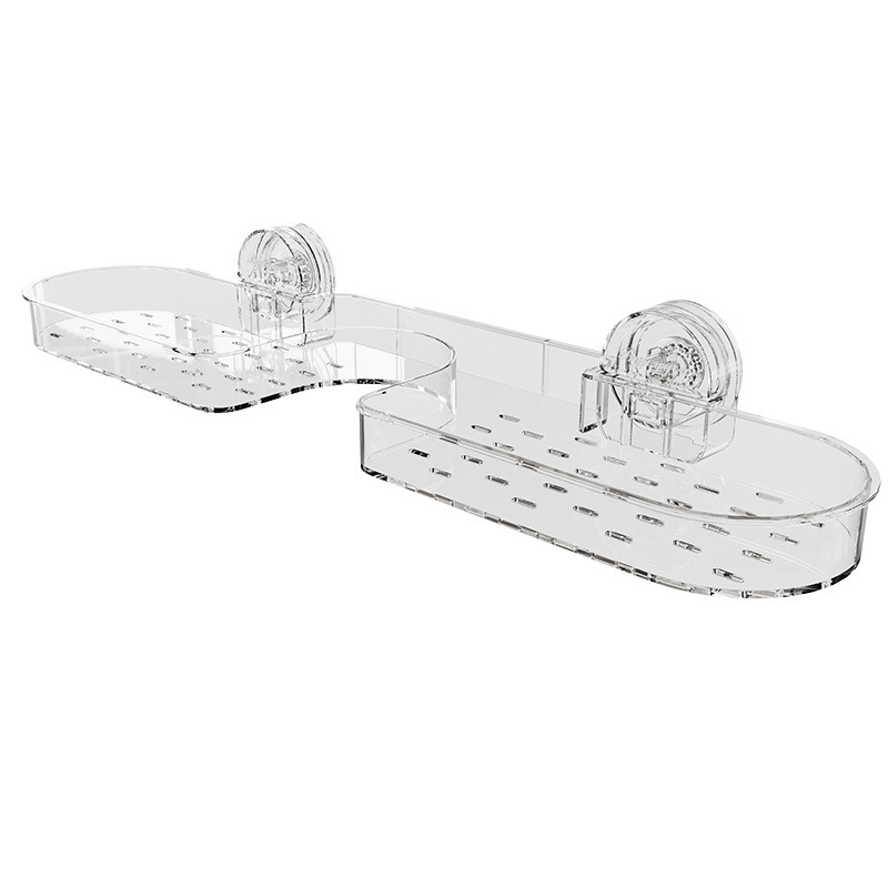 Suction Cup Bathroom Storage Rack