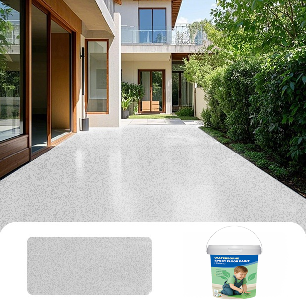 [No need to lay tiles] Epoxy colored sand self-leveling floor paint