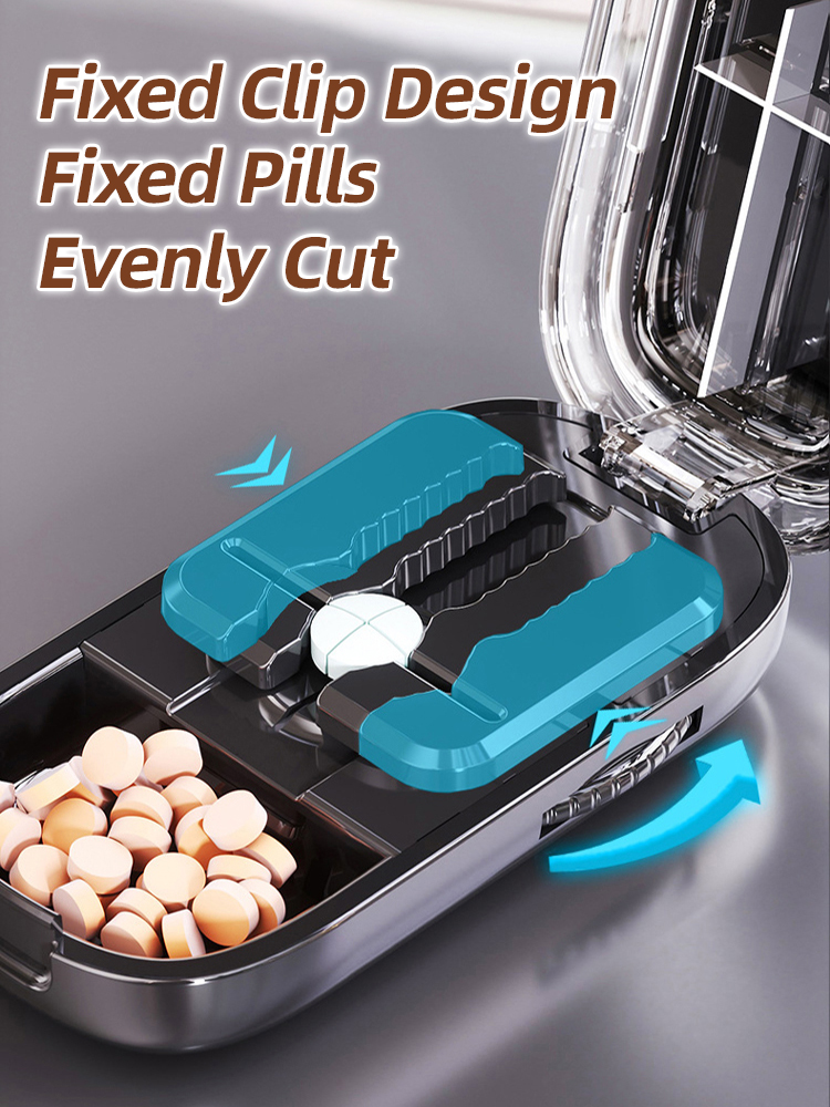 Adjustable portable medicine box