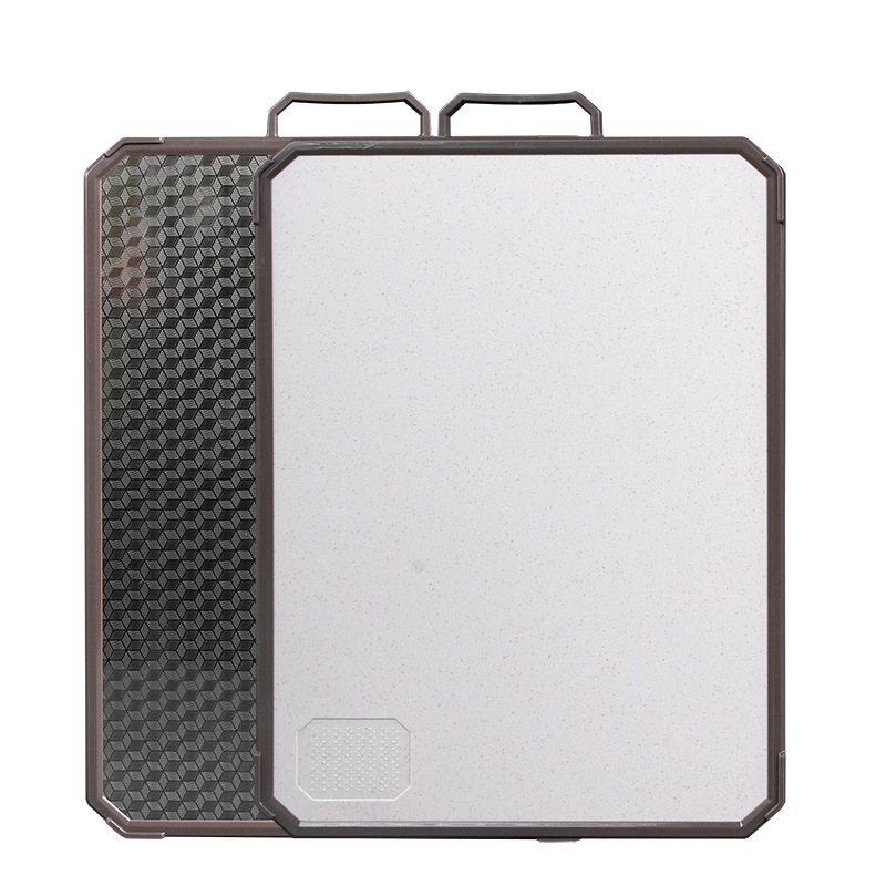 Mold-resistant and antibacterial double-sided stainless steel cutting board