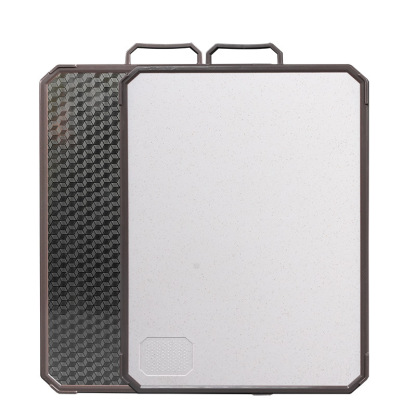 Mold-resistant and antibacterial double-sided stainless steel cutting board