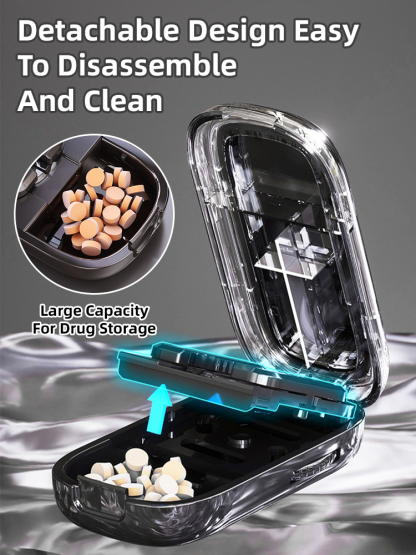 Adjustable portable medicine box