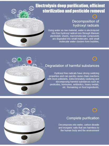 【Free your hands】Automatic vegetable washing machine, fruit and vegetable washing machine