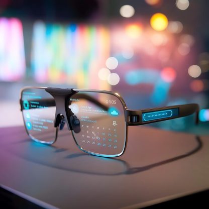 Color-changing anti-blue light presbyopia glasses