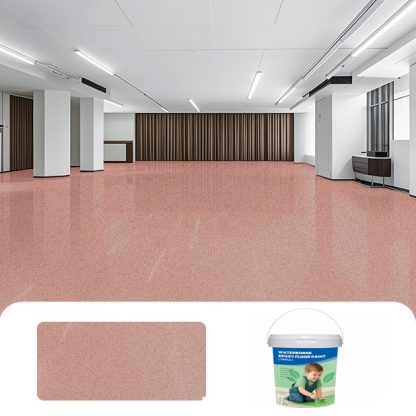 [No need to lay tiles] Epoxy colored sand self-leveling floor paint