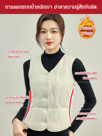 เสื้อกั๊กกันหนาว ฟิตตัว