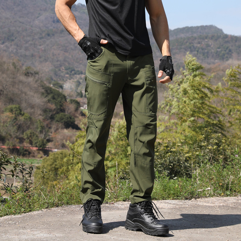 กางเกงยุทธวิธีกันลมกันน้ำกลางแจ้ง