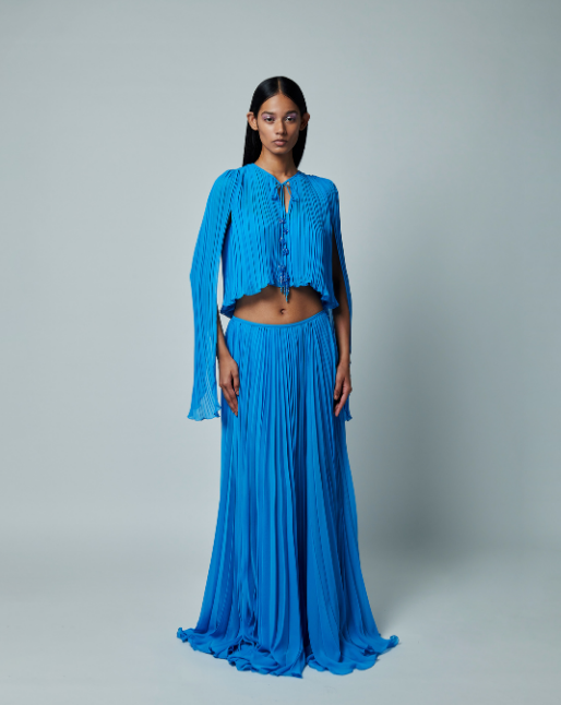 CERES SKIRT - CERULEAN