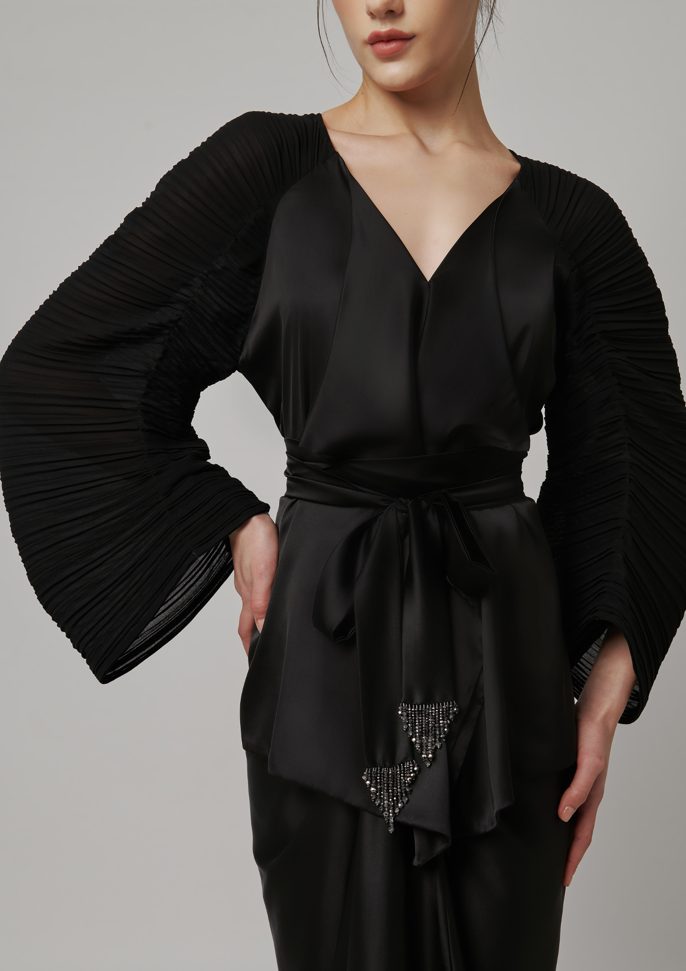 SARONG WRAP SET - BLACK