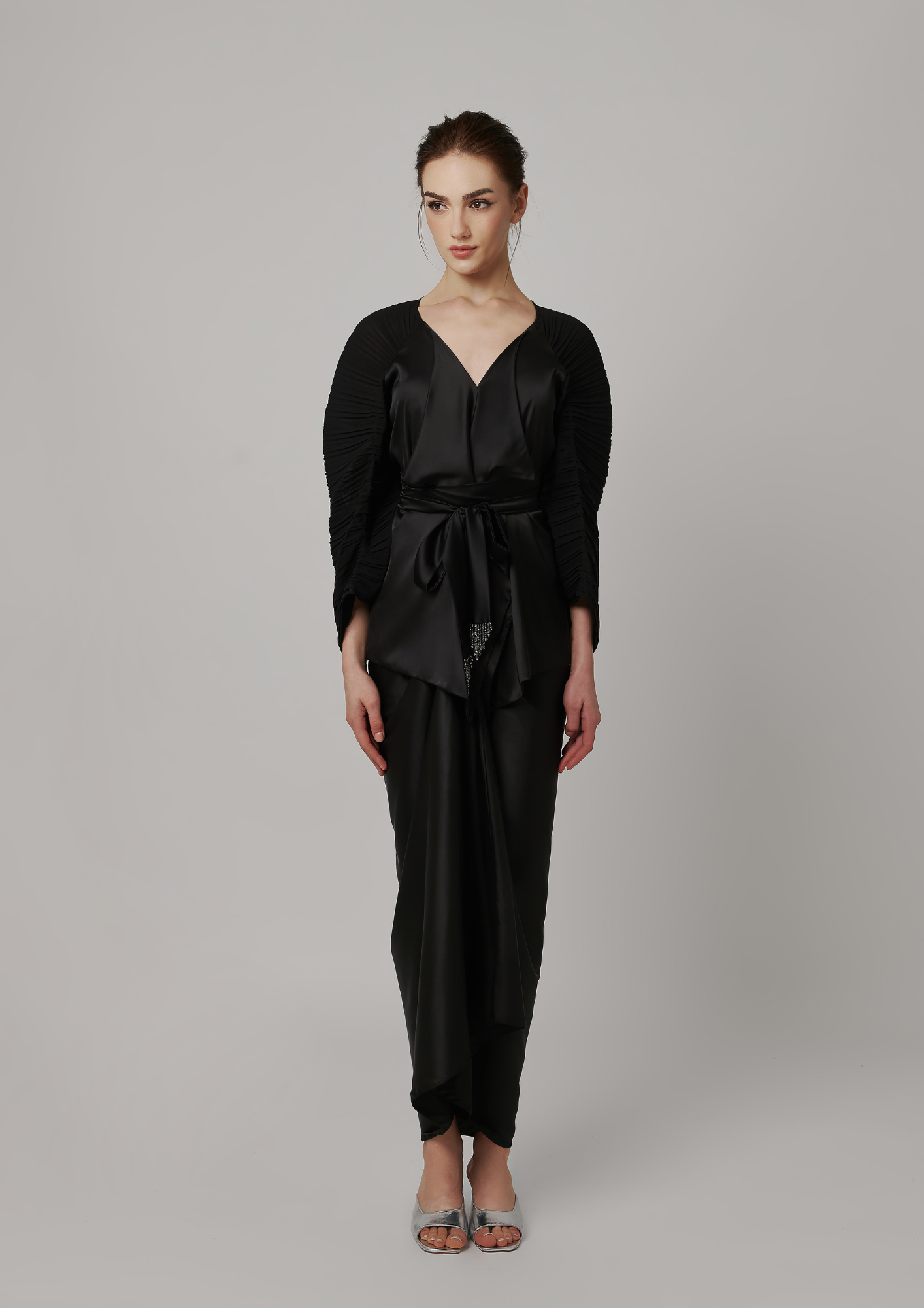 SARONG WRAP SET - BLACK