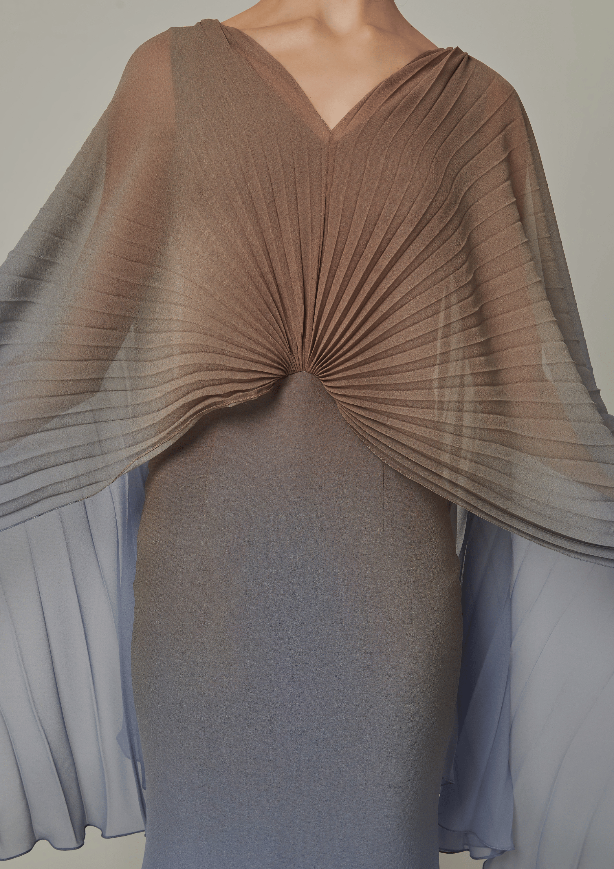 KAILANI DRESS IN PERIWINKLE OMBRE