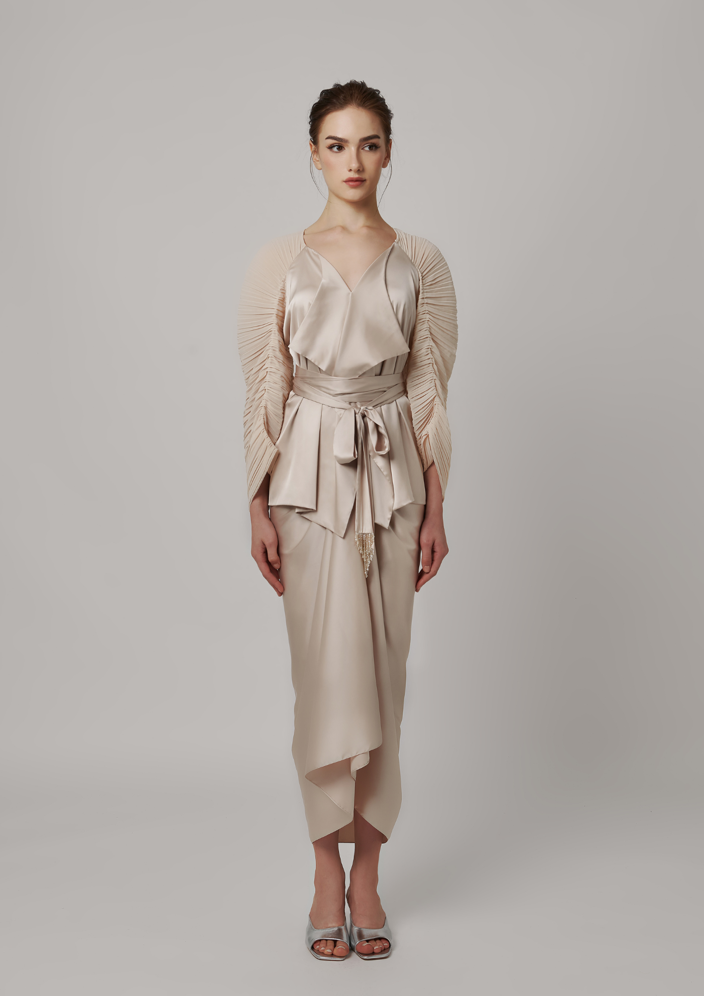 SARONG WRAP SET - BEIGE