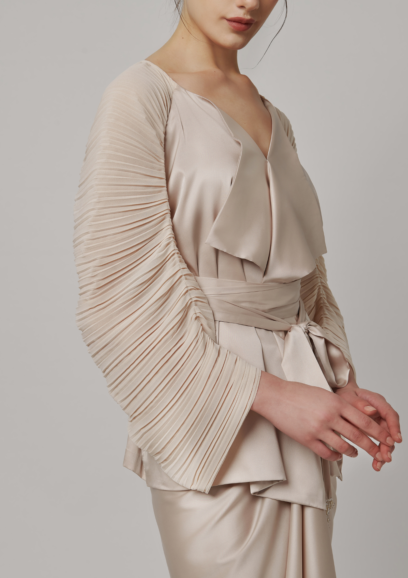 SARONG WRAP SET - BEIGE