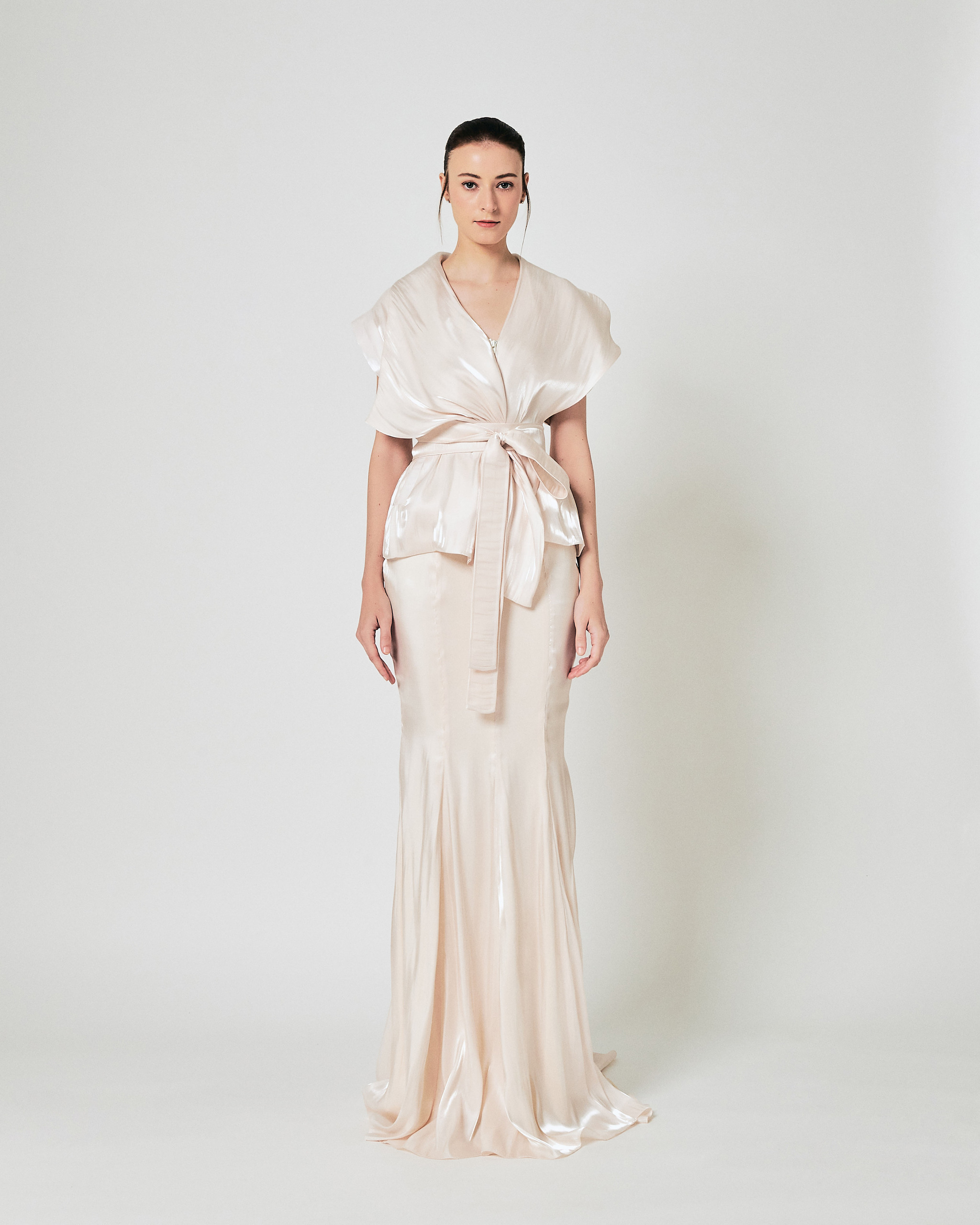 NAUSICAA WRAP TOP WHITE