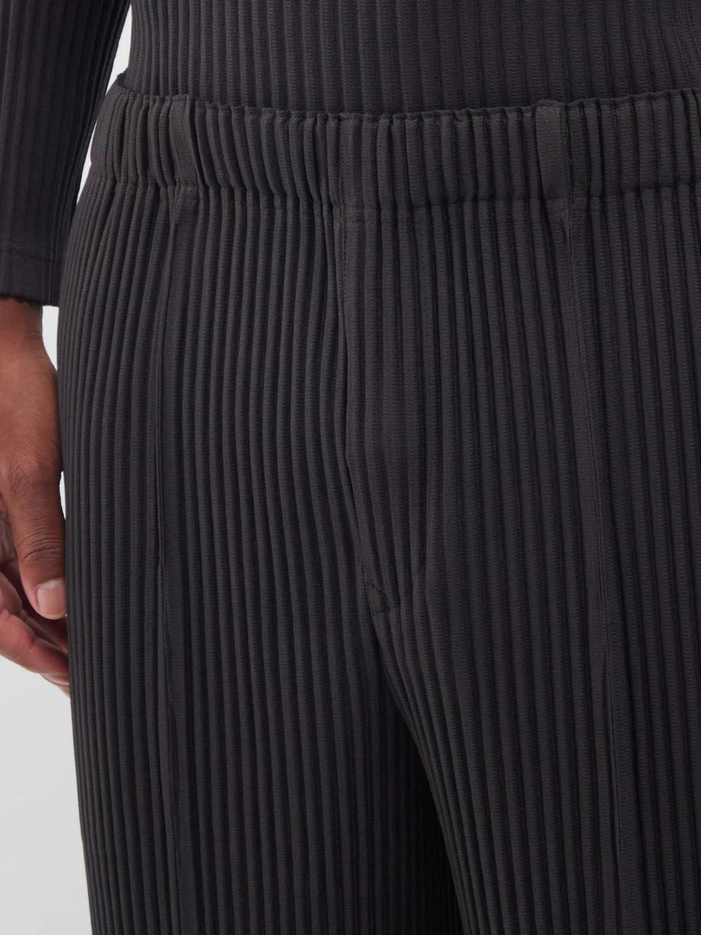 Men's Pleated Loose Cargo Pants With Elastic Drawstring Waist