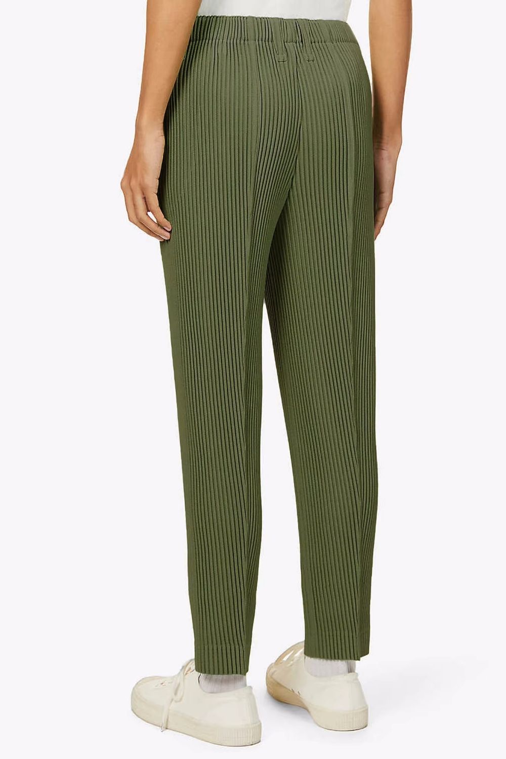 Men's Pleated British Stylish Pants Casual Drape Stretch Suit Pants Elastic Waist