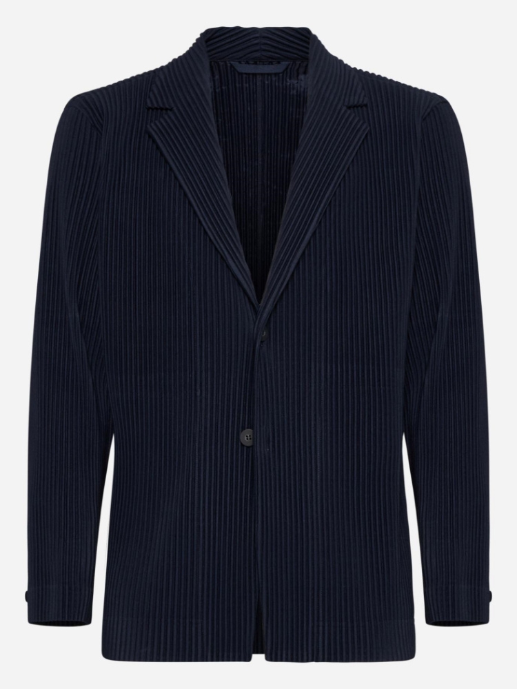 Men's Pleated Wild Pants Solid Color Straight Pants Casual Suit Trouse