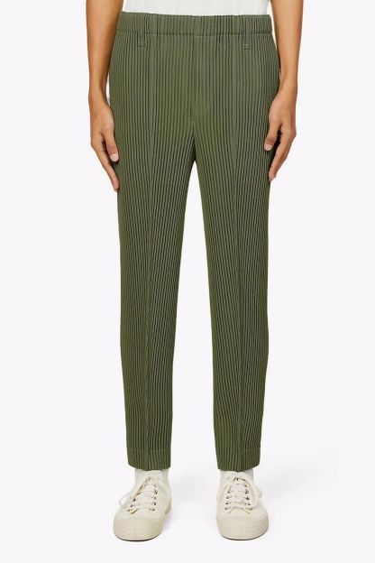 Men's Pleated British Stylish Pants Casual Drape Stretch Suit Pants Elastic Waist