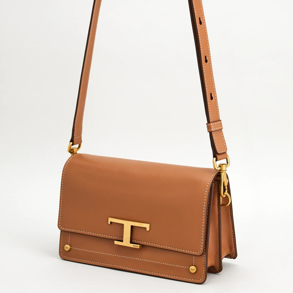 【TOD'S】タイムレス ミニレザーベルトバッグ