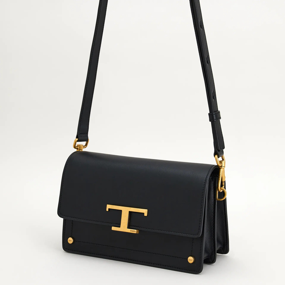 【TOD'S】タイムレス ミニレザーベルトバッグ
