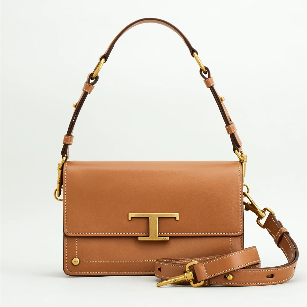 【TOD'S】タイムレス ミニレザーベルトバッグ