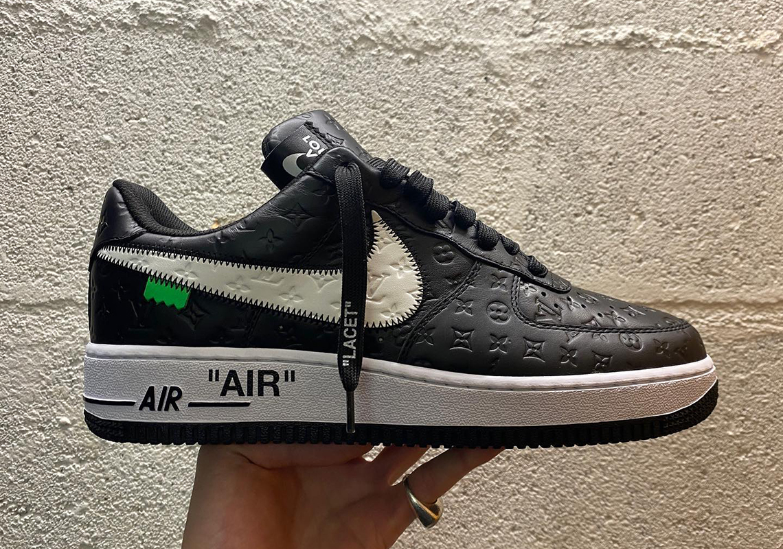 All Eight Louis Vuitton Nike Air Force 1 Friends & Family Colors