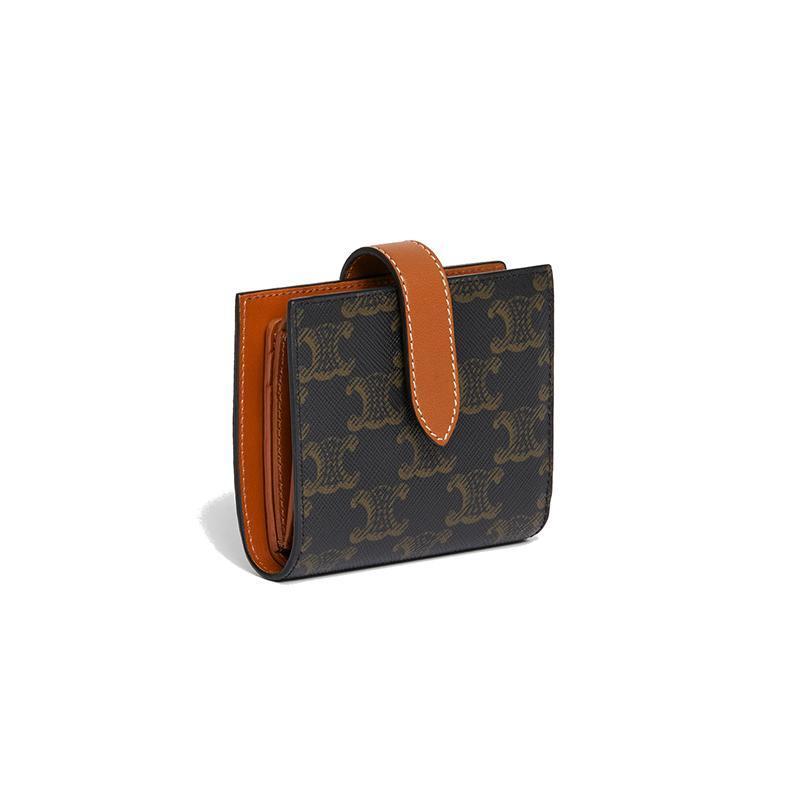 【CELINE】スモール ストラップウォレット トリオンフキャンバス 財布